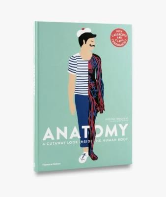 Anatomy: A Cutaway Look Inside the Human Body. Autor: Druvert Hélène. SmakLiter.pl Okładka książki Anatomy: A Cutaway Look Inside the Human Body