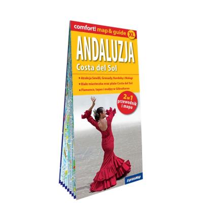 Okładka książki Andaluzja Costa del Sol laminowany map&guide XL 2w1 przewodnik i mapa