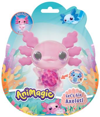 Animagic zabawka interaktywna Axolotl różowy. Wydawca: Goliath. SmakLiter.pl Opakowanie Animagic zabawka interaktywna Axolotl różowy