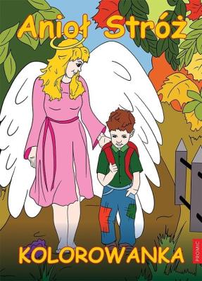 Okładka książki Anioł Stróż - kolorowanka