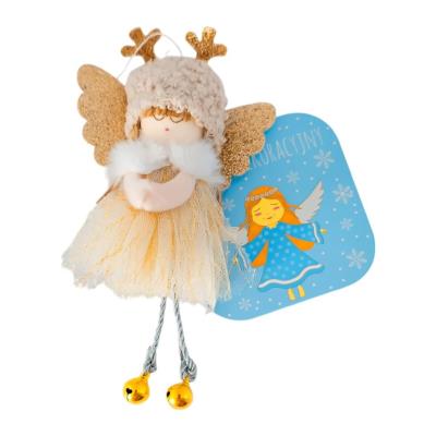 Opakowanie Aniołek wiszący z dzwoneczkami beżowy