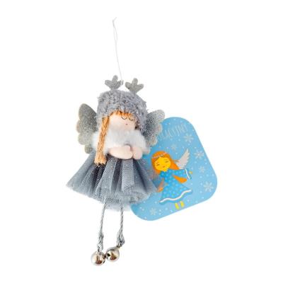 Opakowanie Aniołek wiszący z dzwoneczkami szary