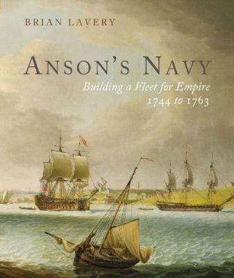 Anson's Navy. Autor: Brian Lavery. SmakLiter.pl Okładka książki Anson's Navy