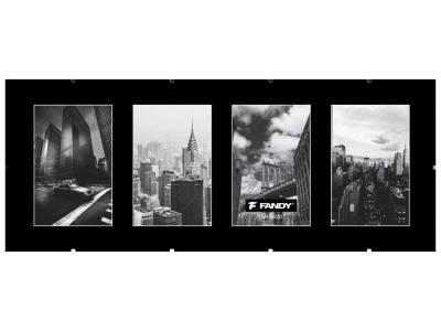 Opakowanie Antyrama plexi 10x15cm czarna 4szt