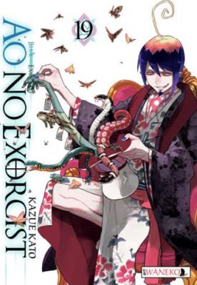 Ao No Exorcist 19. Autor: Kazue Katou. SmakLiter.pl Okładka książki Ao No Exorcist 19