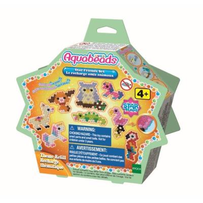 Aquabeads Koraliki Gwiazdki zestaw Zwierzęta. Wydawca: Epoch. SmakLiter.pl Opakowanie Aquabeads Koraliki Gwiazdki zestaw Zwierzęta