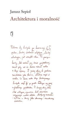 Okładka książki Architektura i moralność