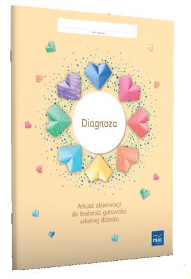 Arkusz obserwacji do badania gotowości szkolnej. Autor: Stalmach-Tkacz Anna, Wosianek Joanna, Karina Mucha. SmakLiter.pl Okładka książki Arkusz obserwacji do badania gotowości szkolnej