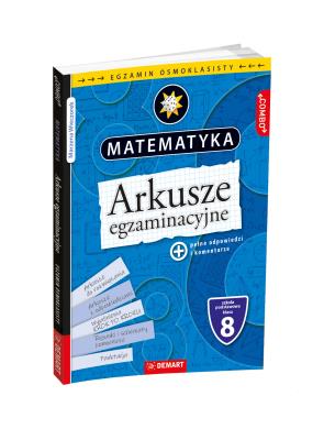 Okładka książki Arkusze egzaminacyjne z matematyki dla 8-klasisty