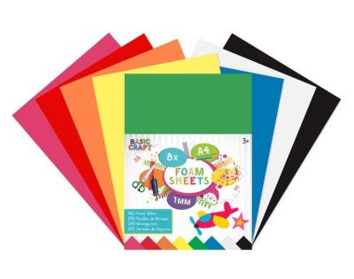 Opakowanie Arkusze piankowe A4 1mm 8 kolorów