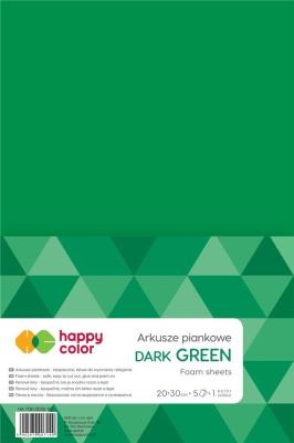 Opakowanie Arkusze piankowe dark green A4 5szt. HAPPY COLOR