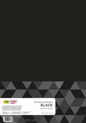Arkusze piankowe Happy Color A3 czarne 5 ark.. Wydawca: HAPPY COLOR. SmakLiter.pl Opakowanie Arkusze piankowe Happy Color A3 czarne 5 ark.