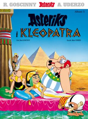 Asteriks i Kleopatra. Asteriks. Tom 5 wyd. 2023. Autor: René Goscinny, Albert Uderzo. SmakLiter.pl Okładka książki Asteriks i Kleopatra. Asteriks. Tom 5 wyd. 2023