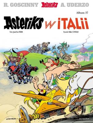 Asteriks w Italii. Asteriks. Tom 37 wyd. 2024. Autor: René Goscinny, Albert Uderzo. SmakLiter.pl Okładka książki Asteriks w Italii. Asteriks. Tom 37 wyd. 2024