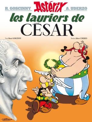 Asterix 18 Asterix Les lauries de Cesar. Autor: René Goscinny. SmakLiter.pl Okładka książki Asterix 18 Asterix Les lauries de Cesar