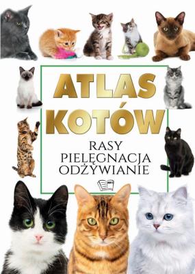 Atlas kotów. Autor: Joanna Werner. SmakLiter.pl Okładka książki Atlas kotów