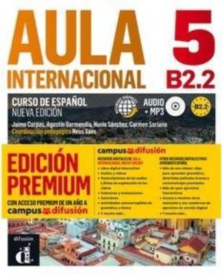 Aula Internacional NE 5 premium. Autor:   Praca zbiorowa. SmakLiter.pl Okładka książki Aula Internacional NE 5 premium
