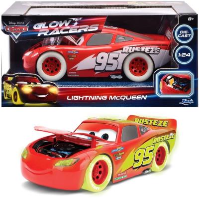 Opakowanie Auta Lightning McQueen Glow 1:24