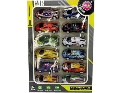 Opakowanie Auta metalowe 12szt