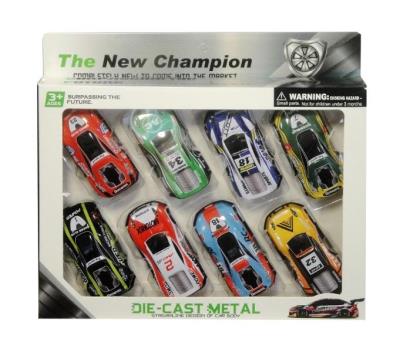 Opakowanie Auta sportowe metalowe