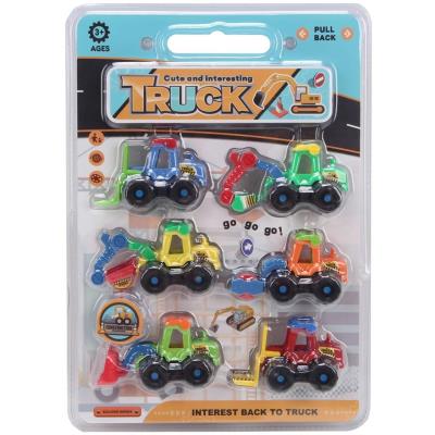 Opakowanie Autka budowlane pull back 6szt