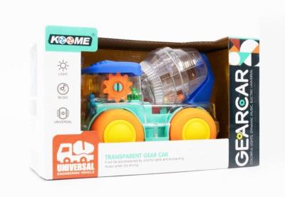 Opakowanie Autko betoniarka przezroczysta światło dźwięk