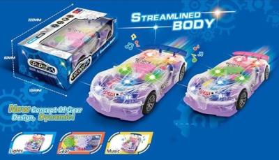 Opakowanie Autko przezroczyste ze światłem i dźwiękiem