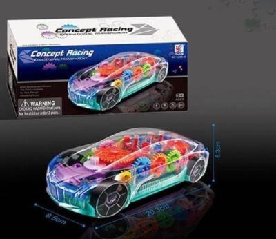 Opakowanie Autko przezroczyste ze światłem i dźwiękiem