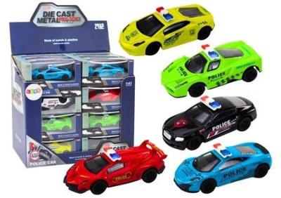 Opakowanie Autko resorak Policyjny 1:43 metalowy napęd MIX