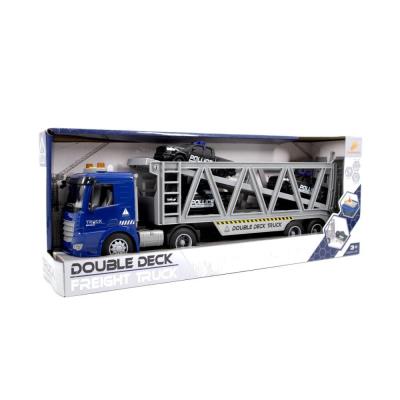 Opakowanie Auto ciężarowe laweta + 3 auta policyjne