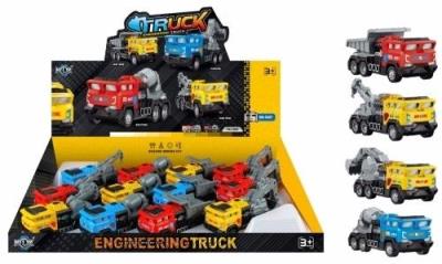 Opakowanie Auto ciężarowe metalowe 12 cm MIX