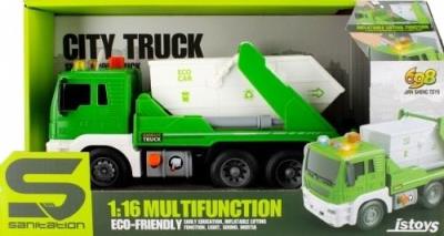 Opakowanie Auto ciężarowe na baterie śmieciarka