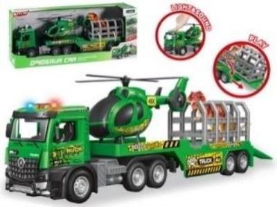 Auto laweta Dino. Wydawca: Czapska. SmakLiter.pl Opakowanie Auto laweta Dino