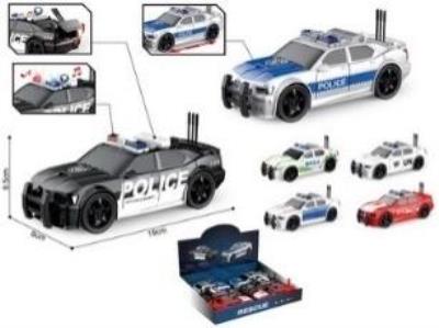 Opakowanie Auto policja 1:20 światło dźwięk mix
