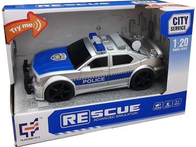 Opakowanie Auto policyjne 1:20 światło dźwięk