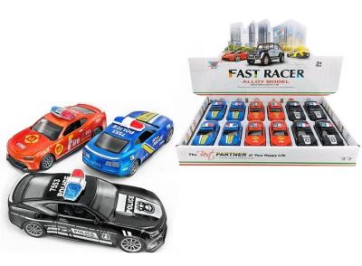 Opakowanie Auto policyjne metalowe z napędem MIX