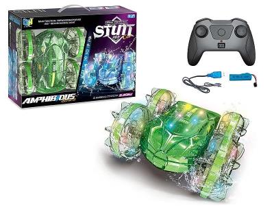 Opakowanie Auto przewrotka R/C świecące koła USB MIX