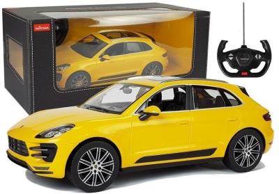 Opakowanie Auto R/C Porsche Macan Rastar 1:14 żółte
