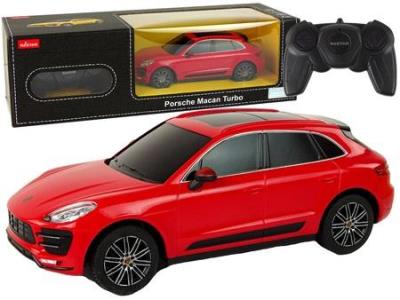 Opakowanie Auto R/C Porsche Macan Turbo Rastar 1:24 czerwone