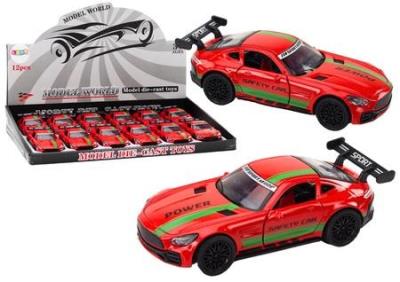 Opakowanie Auto sportowe 1:32 z dźwiękiem czerwone