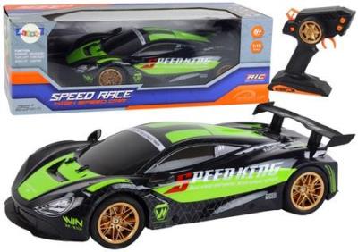 Opakowanie Auto sportowe R/C 1:10 zielono-czarne