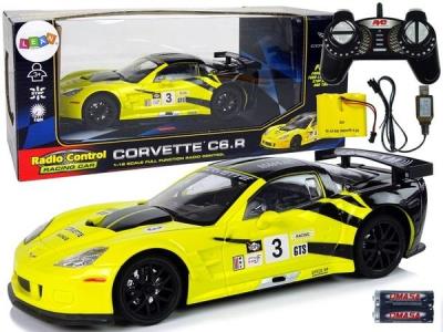 Opakowanie Auto sportowe R/C 1:18 Corvette C6.R żółty