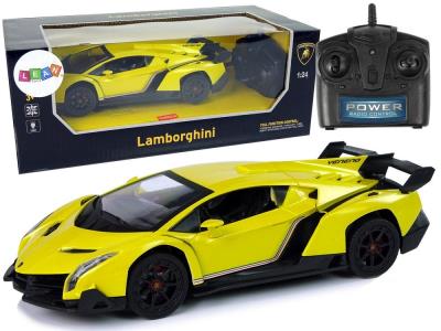 Opakowanie Auto Sportowe R/C 1:24 Lamborghini Veneno żółte