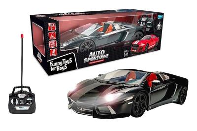 Opakowanie Auto sportowe zdalnie sterowane czarne