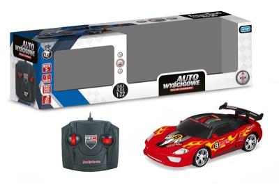 Opakowanie Auto wyścigowe zdalnie sterowane czerwone