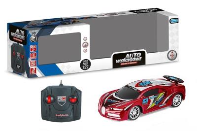 Opakowanie Auto wyścigowe zdalnie sterowane czerwone