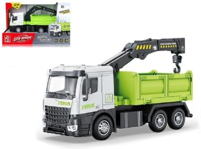 Opakowanie Auto wywrotka z dźwigiem 17cm