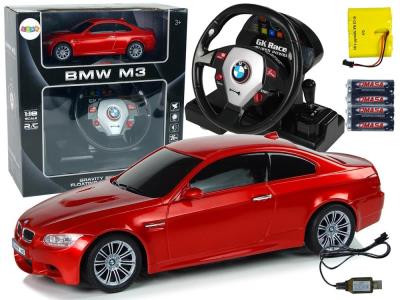 Opakowanie Auto zdalnie sterowane BMW M3 czerwone 2,4 G