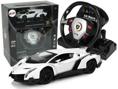 Opakowanie Auto zdalnie sterowane Lamborghini Veneno białe