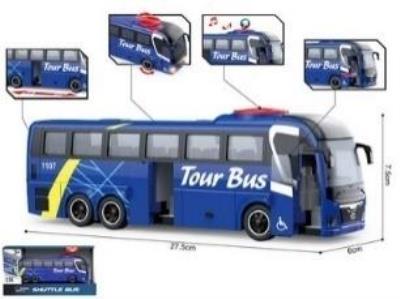 Autobus niebieski 1:16 światlo dźwięk. Wydawca: Czapska. SmakLiter.pl Opakowanie Autobus niebieski 1:16 światlo dźwięk